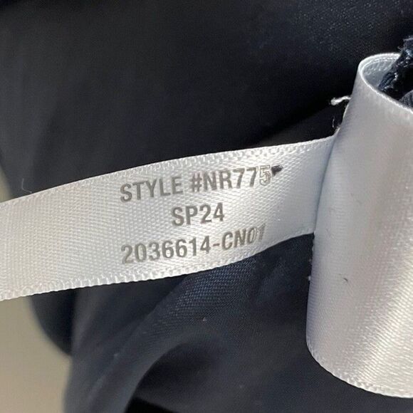 MADEWELL Midi Dress Women Medium Deep Indigo NEW Satin Utility NR775 *No Belt* - Picture 14 of 14